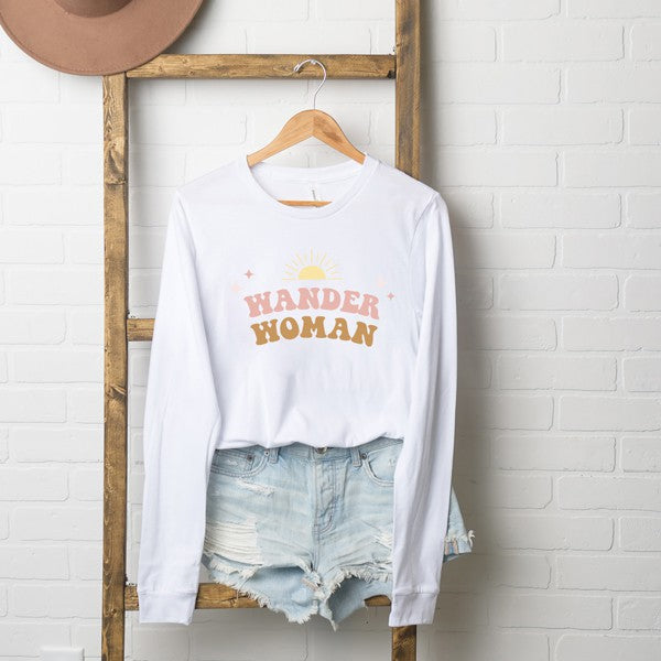 Wander Woman Sun Long Sleeve Graphic Tee