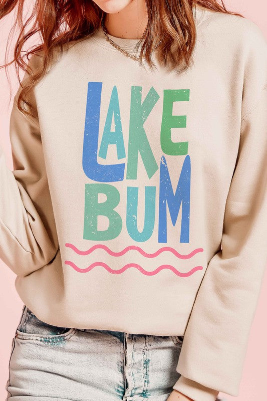 LAKE BUM GRAPHIC SWEATSHIRT - lolaluxeshop