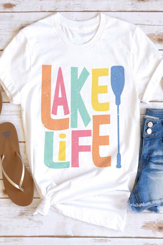 LAKE LIFE GRAPHIC T-SHIRT - lolaluxeshop