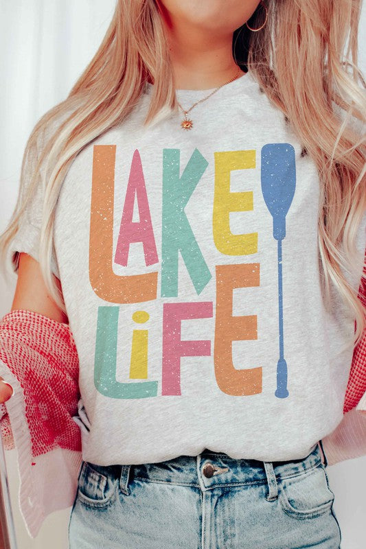 LAKE LIFE GRAPHIC T-SHIRT - lolaluxeshop