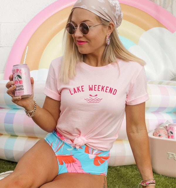 Lake Weekend Graphic Tee - lolaluxeshop