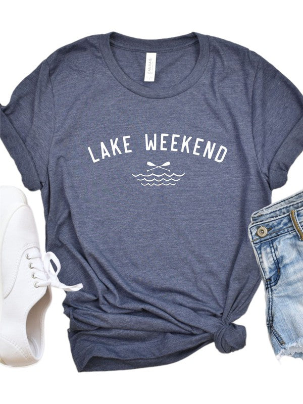 Lake Weekend Graphic Tee - lolaluxeshop