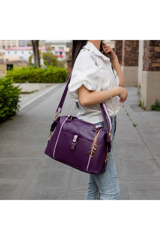 MKF Collection Opal Lightweight Satchel Bag by Mia - lolaluxeshop