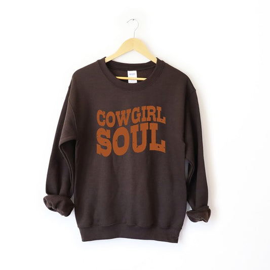 Cowgirl Soul Graphic Sweatshirt - lolaluxeshop