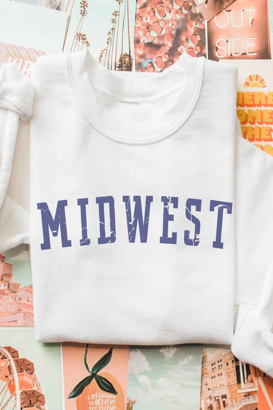 MIDWEST GRAPHIC SWEATSHIRT - lolaluxeshop