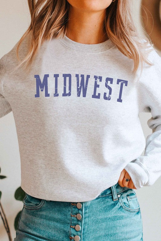 MIDWEST GRAPHIC SWEATSHIRT - lolaluxeshop