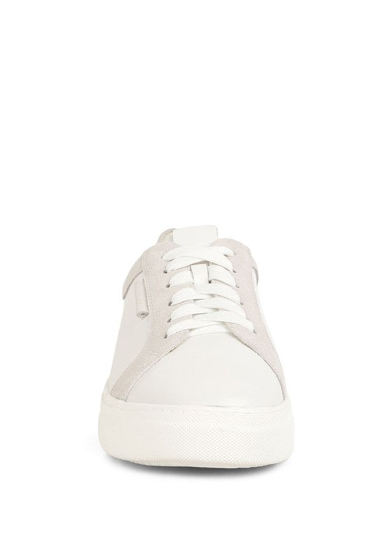 Endler Color Block Leather Sneakers - lolaluxeshop