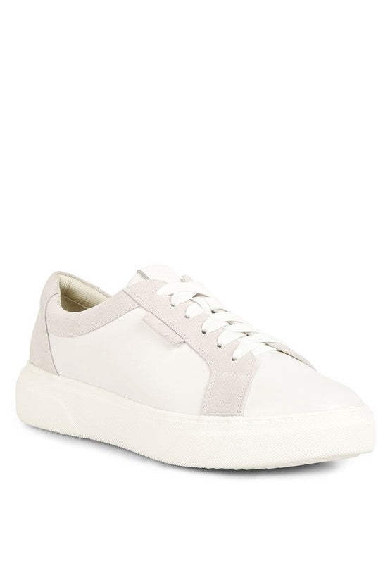 Endler Color Block Leather Sneakers - lolaluxeshop