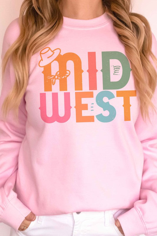 MIDWEST GRAPHIC SWEATSHIRT - lolaluxeshop