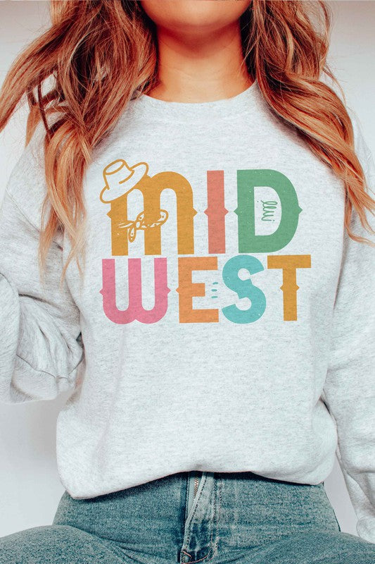 MIDWEST GRAPHIC SWEATSHIRT - lolaluxeshop