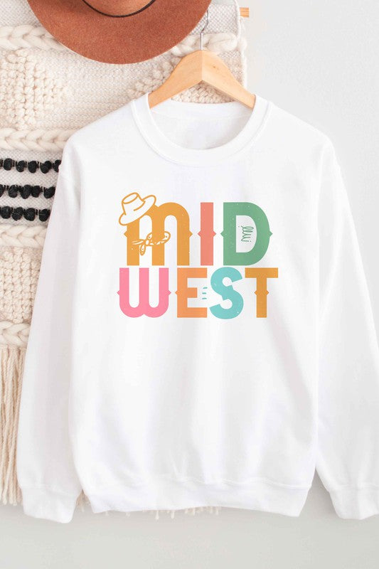 MIDWEST GRAPHIC SWEATSHIRT - lolaluxeshop