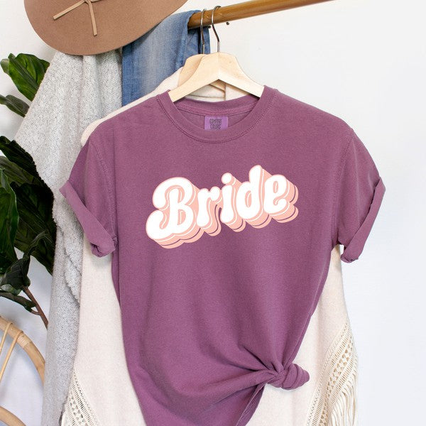 Pink Bride Garment Dyed Tee - lolaluxeshop