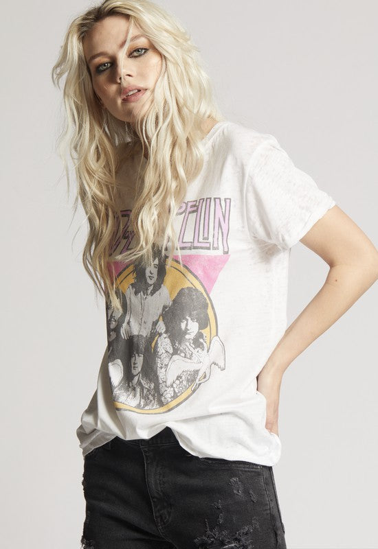 Led Zeppelin Fitted Band Tee - lolaluxeshop