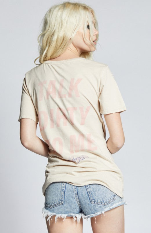 Poison Talk Dirty to Me Boyfriend Tee - lolaluxeshop