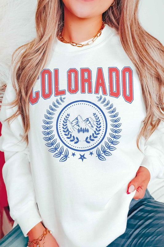 COLORADO GRAPHIC SWEATSHIRT - lolaluxeshop