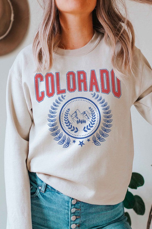 COLORADO GRAPHIC SWEATSHIRT - lolaluxeshop