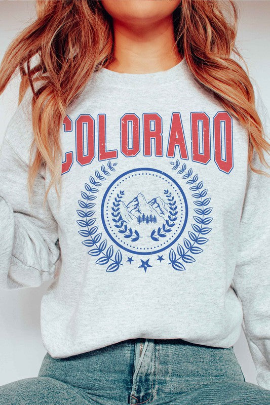 COLORADO GRAPHIC SWEATSHIRT - lolaluxeshop