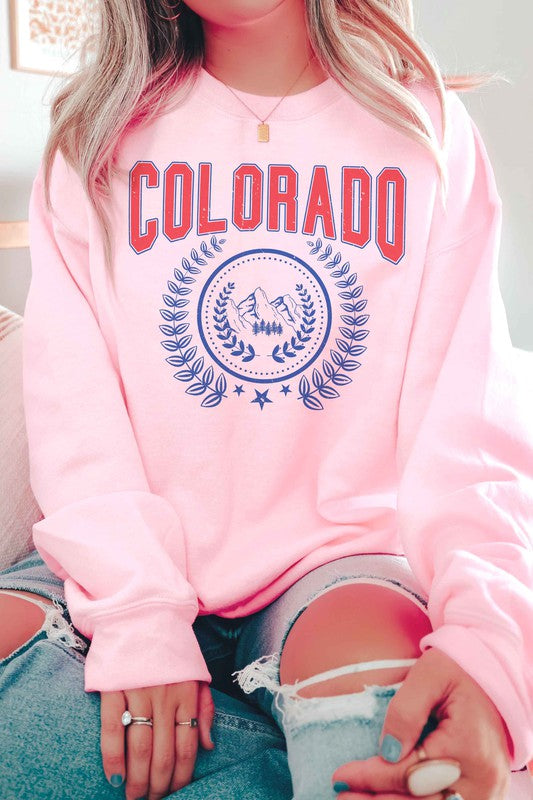 COLORADO GRAPHIC SWEATSHIRT - lolaluxeshop