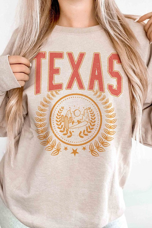 TEXAS GRAPHIC SWEATSHIRT - lolaluxeshop