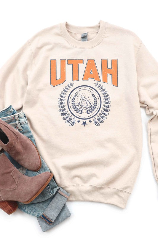 UTAH GRAPHIC SWEATSHIRT - lolaluxeshop