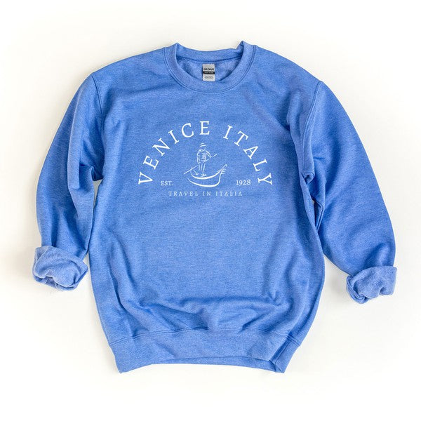 Venice Italy Graphic Sweatshirt - lolaluxeshop