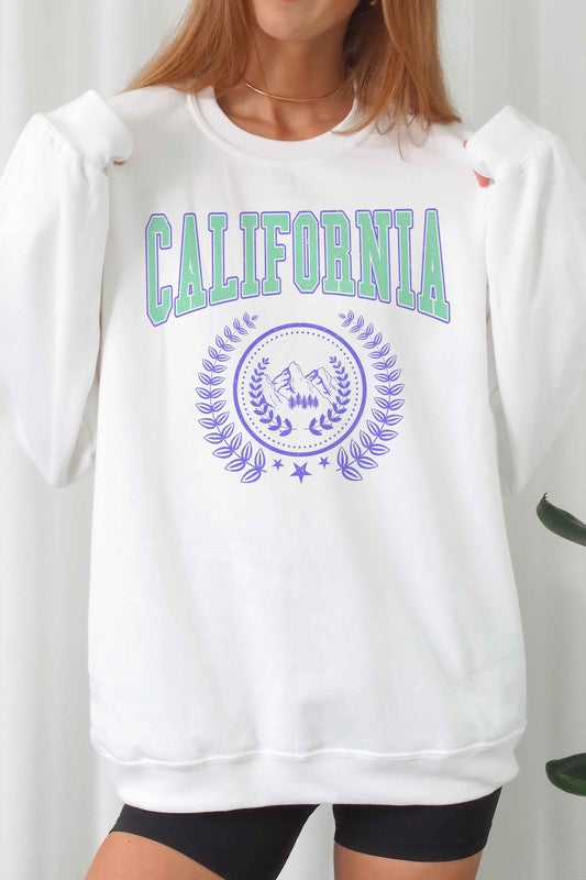 CALIFORNIA GRAPHIC SWEATSHIRT - lolaluxeshop