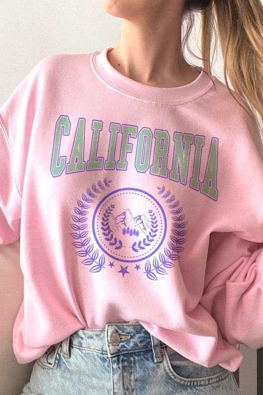 CALIFORNIA GRAPHIC SWEATSHIRT - lolaluxeshop