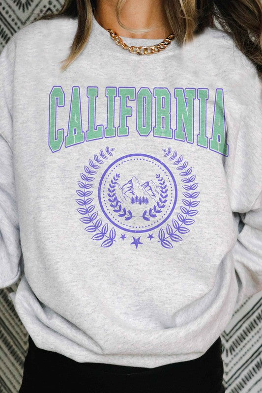 CALIFORNIA GRAPHIC SWEATSHIRT - lolaluxeshop