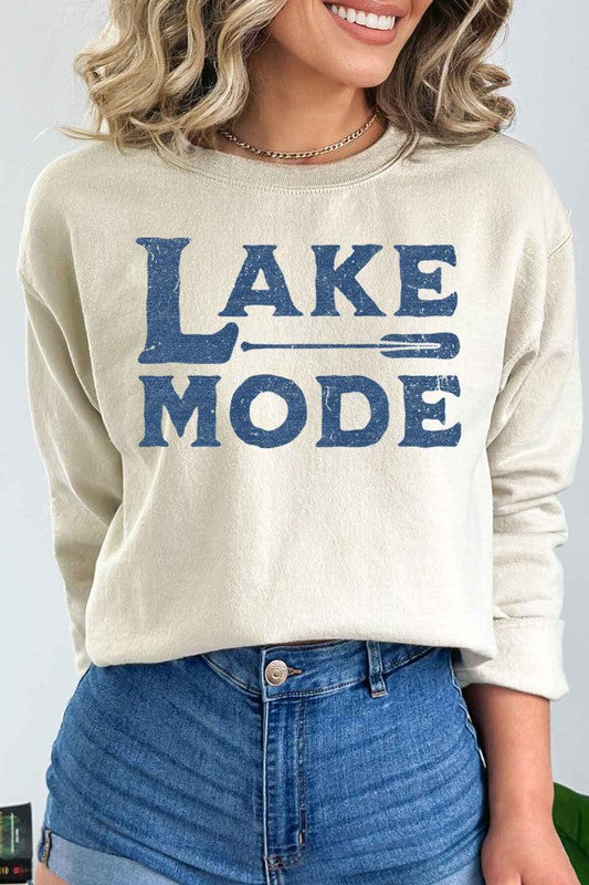 LAKE MODE GRAPHIC SWEATSHIRT - lolaluxeshop