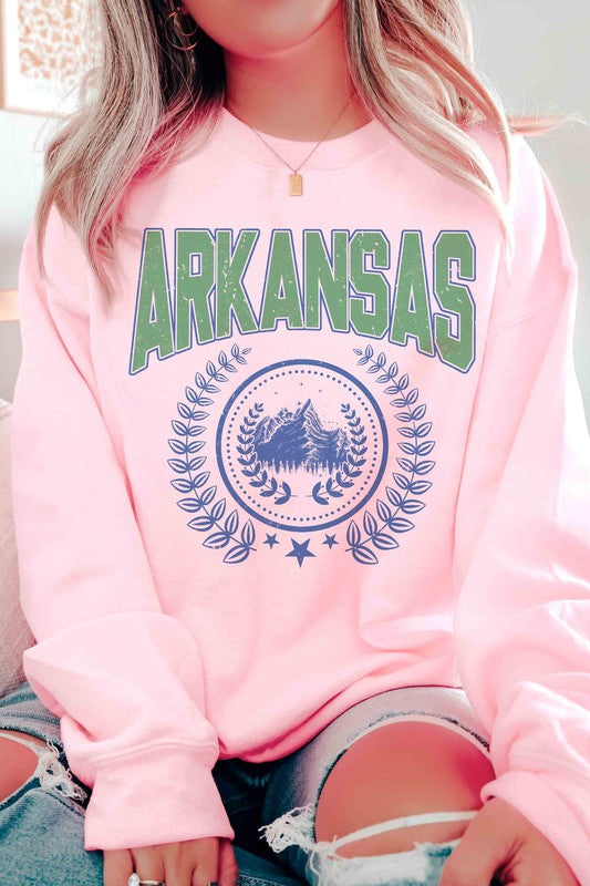 ARKANSAS GRAPHIC SWEATSHIRT - lolaluxeshop