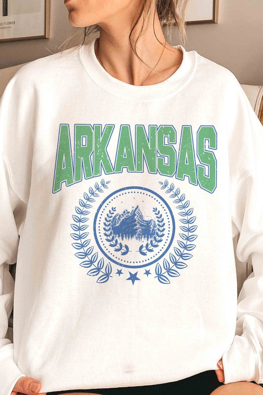 ARKANSAS GRAPHIC SWEATSHIRT - lolaluxeshop