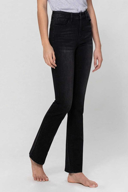 High Rise Slim Bootcut Jean - lolaluxeshop