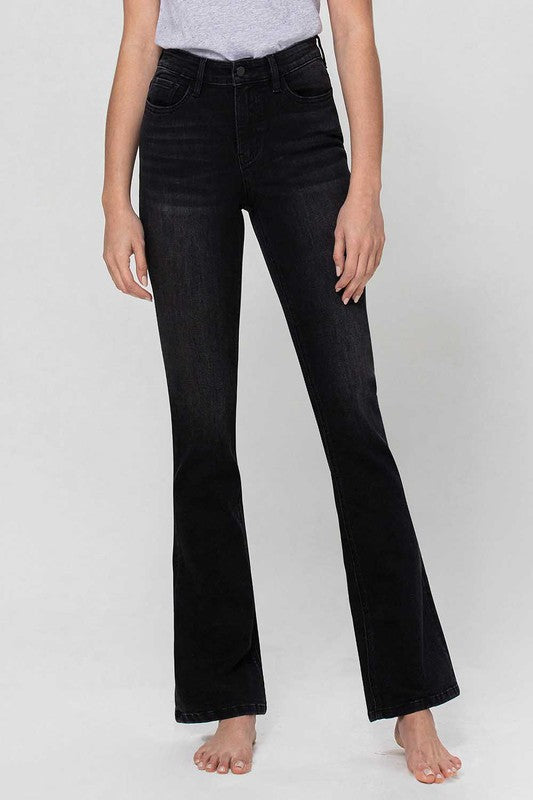 High Rise Slim Bootcut Jean - lolaluxeshop