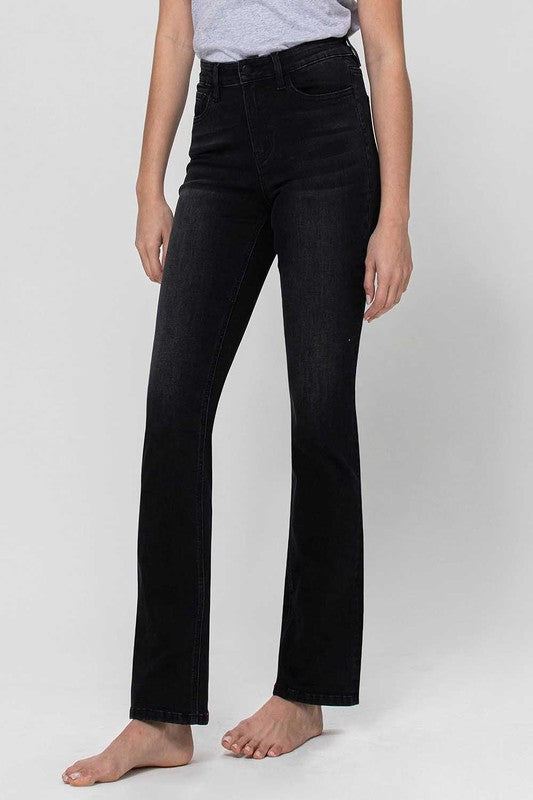 High Rise Slim Bootcut Jean - lolaluxeshop