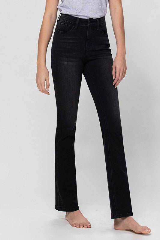 High Rise Slim Bootcut Jean - lolaluxeshop