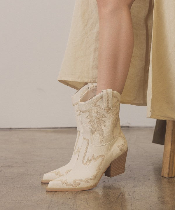 OASIS SOCIETY Nantes - Embroidered Cowboy Boots - lolaluxeshop