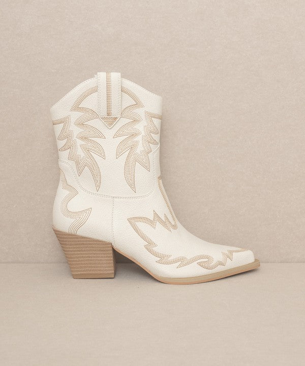 OASIS SOCIETY Nantes - Embroidered Cowboy Boots - lolaluxeshop