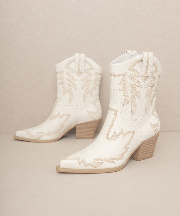 OASIS SOCIETY Nantes - Embroidered Cowboy Boots - lolaluxeshop