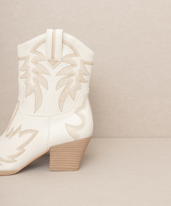 OASIS SOCIETY Nantes - Embroidered Cowboy Boots - lolaluxeshop