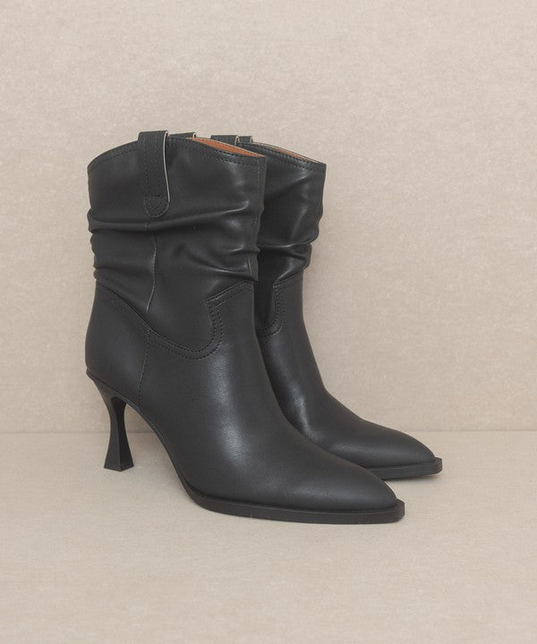 OASIS SOCIETY Riga - Western Inspired Slouch Boots - lolaluxeshop