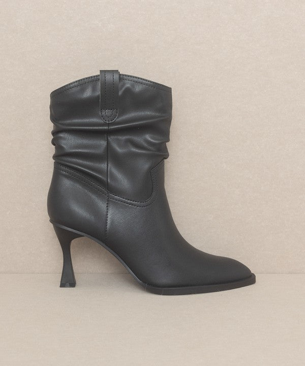 OASIS SOCIETY Riga - Western Inspired Slouch Boots - lolaluxeshop