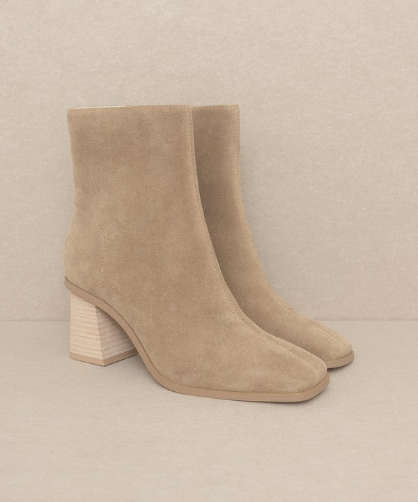 OASIS SOCIETY Vera - Square Toe Ankle Boots - lolaluxeshop