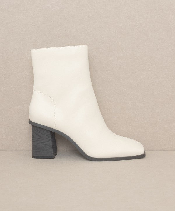 OASIS SOCIETY Vera - Square Toe Ankle Boots - lolaluxeshop