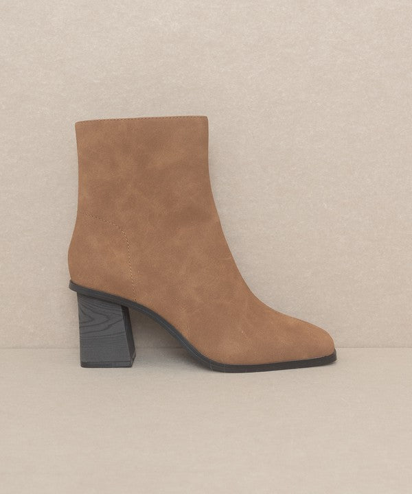 OASIS SOCIETY Vera - Square Toe Ankle Boots - lolaluxeshop