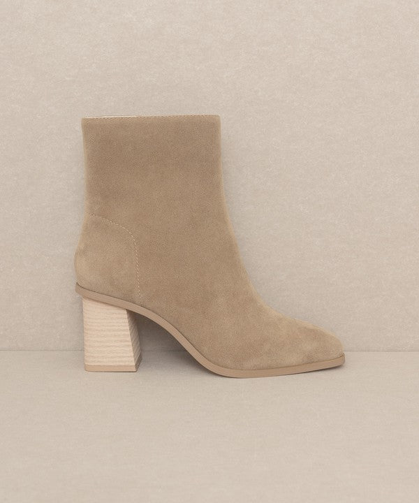 OASIS SOCIETY Vera - Square Toe Ankle Boots - lolaluxeshop