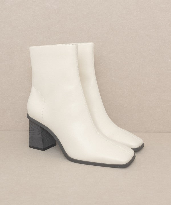 OASIS SOCIETY Vera - Square Toe Ankle Boots - lolaluxeshop