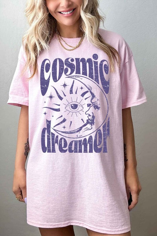 COSMIC DREAMER OVERSIZED TEE  T-SHIRT - lolaluxeshop