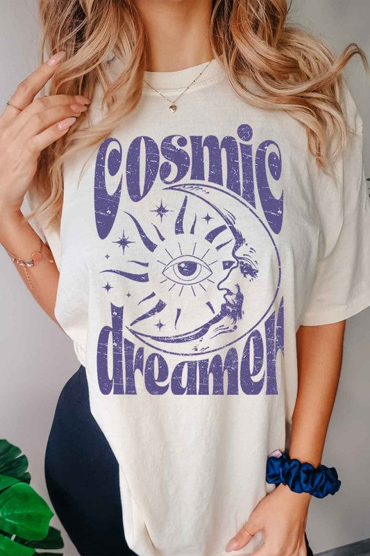 COSMIC DREAMER OVERSIZED TEE  T-SHIRT - lolaluxeshop