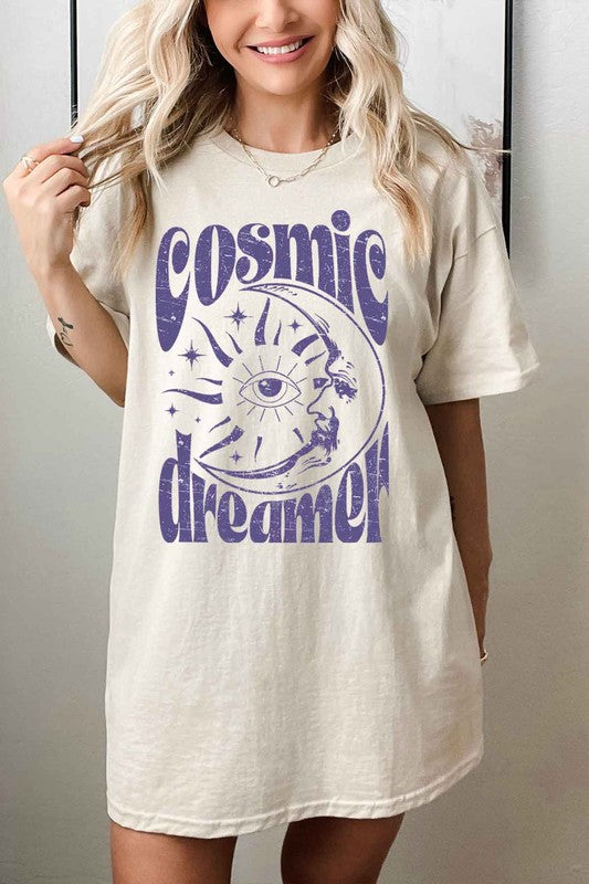 COSMIC DREAMER OVERSIZED TEE  T-SHIRT - lolaluxeshop