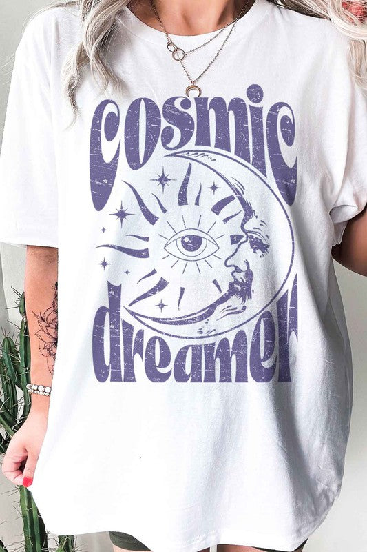 COSMIC DREAMER GRAPHIC TEE / T-SHIRT - lolaluxeshop